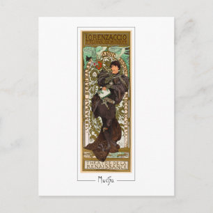 Alphonse Mucha #371 - Kunstmatig Briefkaart