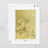 Alphonse Mucha #372 - Kunstmatig Briefkaart (Voorkant / Achterkant)