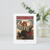 Alphonse Mucha #374 - Fine Art Briefkaart (Staand voorkant)