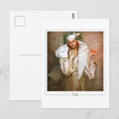 Alphonse Mucha #381 - Kunstkaart Briefkaart (Voorkant / Achterkant)