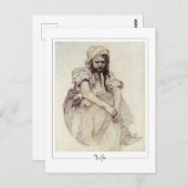 Alphonse Mucha #384 - Fine Art Briefkaart (Voorkant / Achterkant)