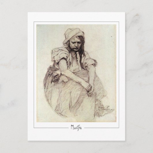 Alphonse Mucha #384 - Fine Art Briefkaart (Voorkant)