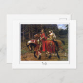 Alphonse Mucha #397 - Kunstmatig Briefkaart (Voorkant / Achterkant)