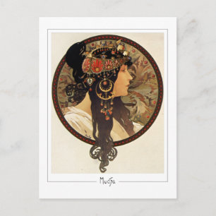 Alphonse Mucha #401 - Kunstmatig Briefkaart