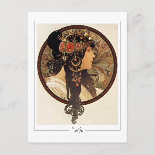 Alphonse Mucha #401 - Kunstpostkaart Briefkaart (Voorkant)