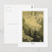 Alphonse Mucha #404 - Fine Art Briefkaart (Voorkant / Achterkant)