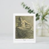 Alphonse Mucha #409 - Fine Art Briefkaart (Staand voorkant)