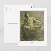 Alphonse Mucha #409 - Fine Art Briefkaart (Voorkant / Achterkant)