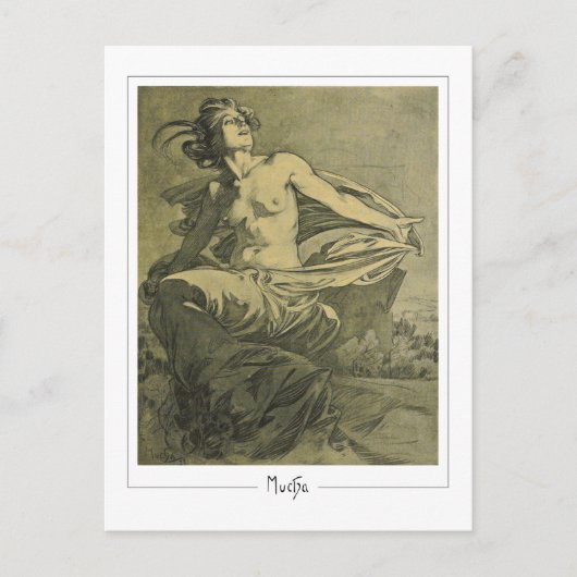 Alphonse Mucha #409 - Kunstkaart Briefkaart (Voorkant)