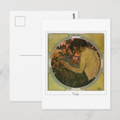 Alphonse Mucha #41 - Fine Art Briefkaart (Voorkant / Achterkant)