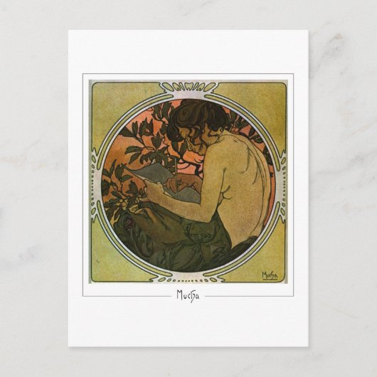 Alphonse Mucha #41 - Fine Art Briefkaart (Voorkant)