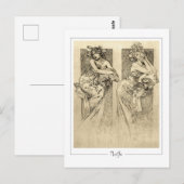 Alphonse Mucha #49 - Kunstkaart Briefkaart (Voorkant / Achterkant)