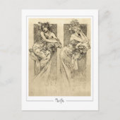 Alphonse Mucha #49 - Kunstkaart Briefkaart (Voorkant)