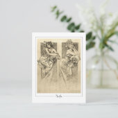 Alphonse Mucha #49 - Kunstpostkaart Briefkaart (Staand voorkant)