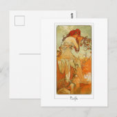 Alphonse Mucha #66 - Fine Art Briefkaart (Voorkant / Achterkant)