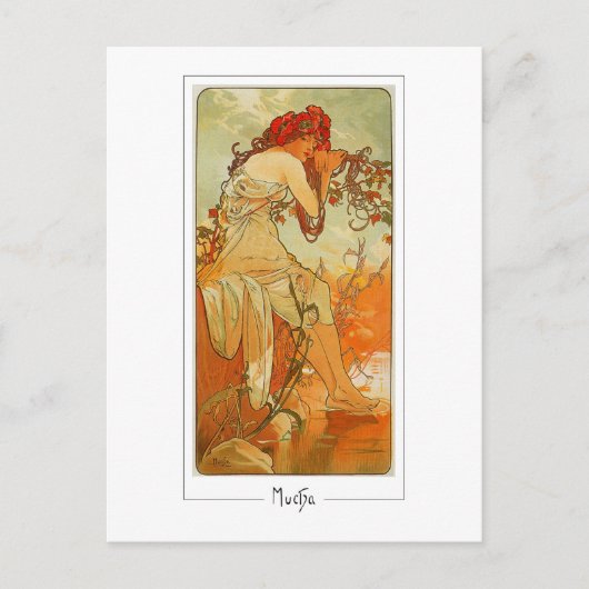 Alphonse Mucha #66 - Fine Art Briefkaart (Voorkant)