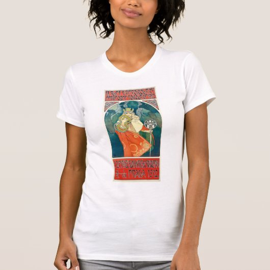 Alphonse Mucha 6th Sokol Festival, 1912 T-shirt (Voorkant)