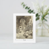 Alphonse Mucha #75 - Kunstkaart Briefkaart (Staand voorkant)