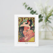 Alphonse Mucha #7 - Fine Art Briefkaart (Staand voorkant)