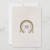 Alphonse Mucha 90th Birthday Art Nouveau Foliage Kaart (Achterkant)