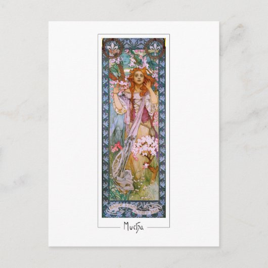 Alphonse Mucha #96 - Kunstkaart Briefkaart (Voorkant)