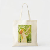 Alphonse Mucha Absinthe Robette Canvas tas (Voorkant)
