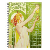 Alphonse Mucha Absinthe Robette-laptop Notitieboek (Voorkant)