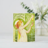 Alphonse Mucha Absinthe Robette Postcard Briefkaart (Staand voorkant)