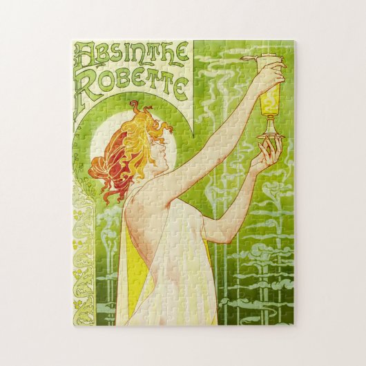 Alphonse Mucha Absinthe Robette Puzzle Legpuzzel (Verticaal)