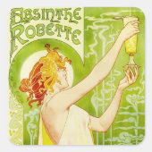 Alphonse Mucha Absinthe Robette Stickers (Voorkant)