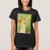 Alphonse Mucha Absinthe Robette T-shirt (Voorkant)