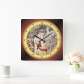 Alphonse Mucha ~ Affiche Cognac ~ Cognac ad ~ 1899 Vierkante Klok (Huis)