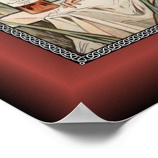 Alphonse Mucha ~ Affiche Cognac ~ Cognac Poster ~ (Hoek)