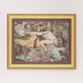Alphonse Mucha ~ Affiche Cognac ~ Cognac Poster ~ Legpuzzel (Horizontaal)