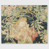 Alphonse Mucha - Alphonse Cadeaupapier (Vlak)