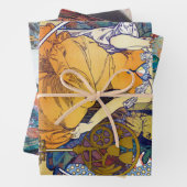 Alphonse Mucha, American Works Inpakpapier Vel (In situ)