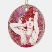 Alphonse Mucha Amethyst Ornament (Links)