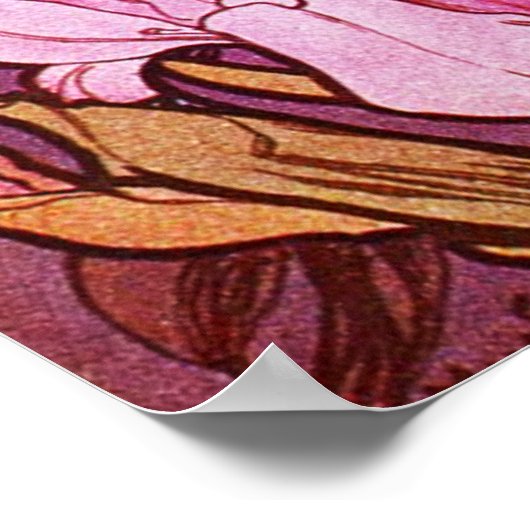 Alphonse Mucha Amethyst Poster (Hoek)