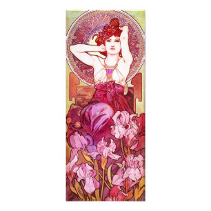 Alphonse Mucha Amethyst Print Foto Afdruk