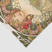Alphonse Mucha  Antiek ontkoppelpapier Tissuepapier (Detail)
