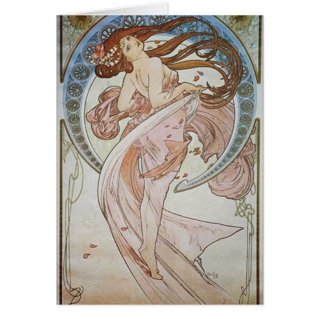 Alphonse Mucha Art Deco (Voorkant)