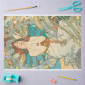 Alphonse Mucha Art Deco Art Nouveau Decoupage Tissuepapier (Craft)
