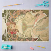 Alphonse Mucha Art Deco Art Nouveau Decoupage Tissuepapier (Craft)
