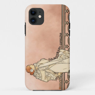 Alphonse Mucha Art Deco iPhone 11 Hoesje