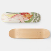 Alphonse Mucha Art Deco Persoonlijk Skateboard (Horizontaal)