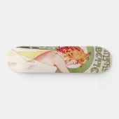 Alphonse Mucha Art Deco Persoonlijk Skateboard (Horizontaal)