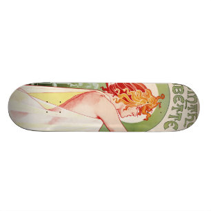Alphonse Mucha Art Deco Persoonlijk Skateboard