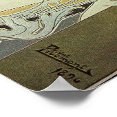 Alphonse Mucha Art Deco Poster (Hoek)