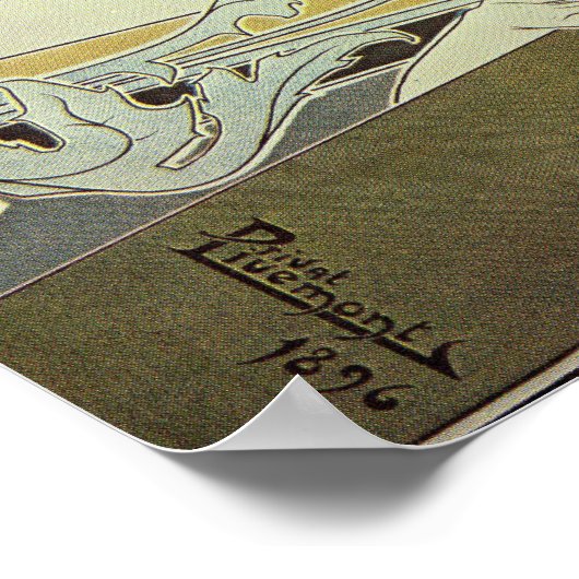 Alphonse Mucha Art Deco Poster (Hoek)