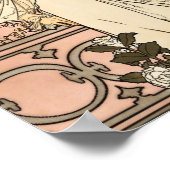 Alphonse Mucha Art Deco Poster (Hoek)